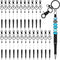 Kosiz 24 Pcs Beadable Pens Kit - Beadable Keychain Bars for DIY Bead Pens, School Thank You Gifts