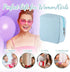 Yuomeaz Pad Bags for Period, Portable Cute Women Sanitary Napkin Storage Bag & Pad Pouches, Blue Striped Feminine Care