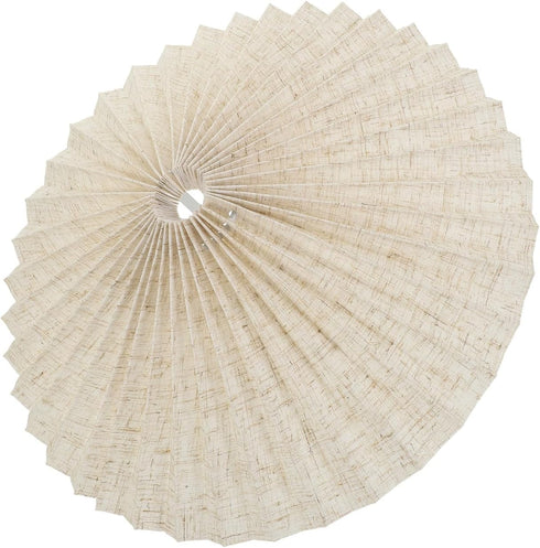 Pleated Fabric Lamp Shade Cover for Pendant and Table Lamps Modern Decorative Light Accessory Umbrella Shape Easy