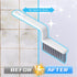 MIXVOVA 3 Set 3 V-Shaped Grout Cleaner Brush, Pcs Grout Brushes for Tile Floor, Handheld Grout Cleaning Brushes