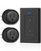 Black Remote Control Outlet Plug, WILAWELS Wireless Light Switch, On Off Remote