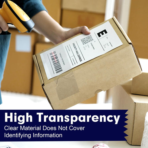 Packing Tape - 18 Rolls Clear Heavy Duty Packaging Tape with Dispensers for Packing, Shipping, Moving