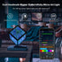 Heepulor (5Inch) Infinity Hyper Cube LED Light LED Controller with Stand, Controller & Sound & App Reactive Table Lamp