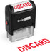 ExcelMark Discard Self Inking Rubber Stamp with Red Ink (A1539)