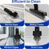 Areas-56 inch BITOPE Grout Brush Cleaner with Adjustable Long Handle Swivel V-Shaped Stiff Bristles Scrubber