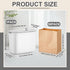 1 Pack 50 Tioncy Sanitary Napkin Disposal Receptacle with Pcs Waxed Feminine Hygiene Bags Tampon and Pad Holder
