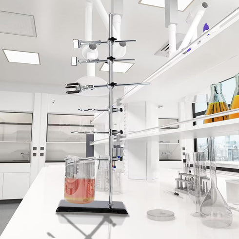 60CM Laboratory Stands Support and Lab Clamp Flask Clamp Condenser Clamp Stands, Lab & Scientific Supplies - Glassware