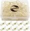 Pack of 25 Gold Small Metal Clips - Multi-Purpose Utility Clothesline Clips