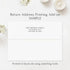 5.5x4.25 Personalized Greenery Funeral Thank You Cards with Envelopes, Flat Sympathy Memorial Cards