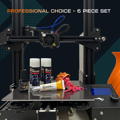 AEORUM 3D 3D 3D Nozzle 3D (6-Piece Set) Essential Printing Accessories Kit Includes Printer Glue Sticks Adhesive