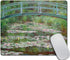 Decorative Mouse Pad, Monet Footbridge Art Print Painting Rectangle Non-Slip Rubber Gaming Mousepad