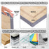 0.35 Inch 19.7Ft Countertop uxcell U-Shape Edge Banding, x TPE Self-Adhesive Veneer Edging Trim Furniture Flexible