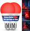 Neporal 7W 670nm Red Light Bulbs for Sleep, 100% Blue Light Blocking Bulb,