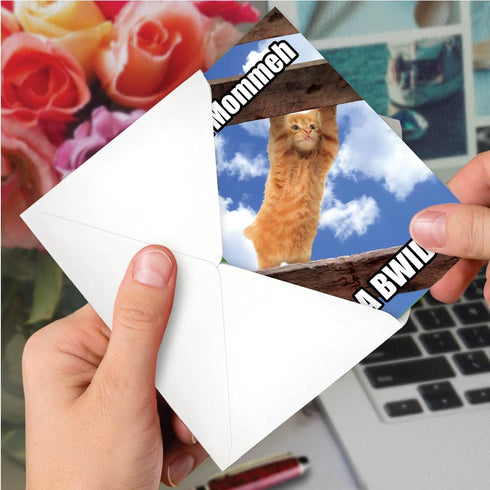 NobleWorks Happy Mother's Day Card Funny, Humor Mom Greetings with Envelope