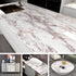 85" x15.8" White Brown Marble Contact Paper Glossy Marble Wallpaper Peel and Stick Countertops for Kitchen Bathroom Counter top Stick Paper Granite Self Adhesive Waterproof Wallpaper by AbaBoorty