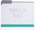 Graphique Green Dots File Folder Set – 11.75" x 9.5", 9 Folders with 3 Unique Designs
