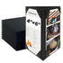 12 Pack Table Tent Triangle Menu Holders 4x6 Inch, 3-Sided PU Leather