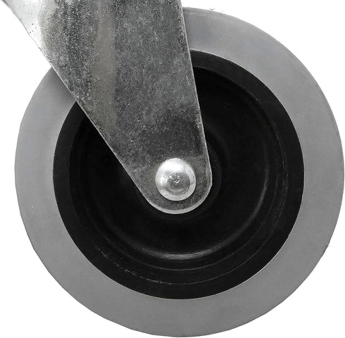 Shepherd Hardware 9807 3-Inch Swivel Stem Caster - Rubber Wheel, 175-lb Load Capacity