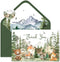 FYSUIMU 50 Pack Woodland Thank You Cards Watercolor Mountain Forest Woodland Animal
