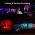 10W 120V Color LED Outdoor Landscape Spotlight Remote RGB Waterproof Spot Light for Yard Tree Garden Halloween