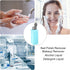 HARFINGTON Solvent Alcohol Dispenser, 500ml Push Down Liquid Dispenser Pump with Sealing Stainless Steel Lid, Blue