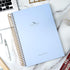 Meeting Notebook for Work, 210 Pages Meeting Planner Organizer, A4 Blue Notebook for Office Agenda