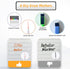 JJPRO Magnetic Dry Erase Chore Chart and Weekly Calendar Set for Fridge, Behavior Chart for Multiple Kids, Reward Chart