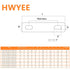 20PCS Nickel-Plated Copper Bus Bars Connector, 2.83IN Pitch Row, for Lifepo4 Cell 3.2V Lithium Battery (20 Pack)