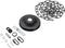 Aspen Creative 21519-11, Transitional Chandelier & Light Fixture Canopy Kit w/Collar Loop & 6