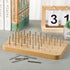 Colingmill 36 4mm/6mm/8mm Hole Wooden Pegboard for Finger Dexterity with Iron Pegs Hand Rehabilitation Board Wood Peg