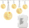 Battery Operated Globe String Lights 16FT Waterproof 30 LED 8 Modes Outdoor