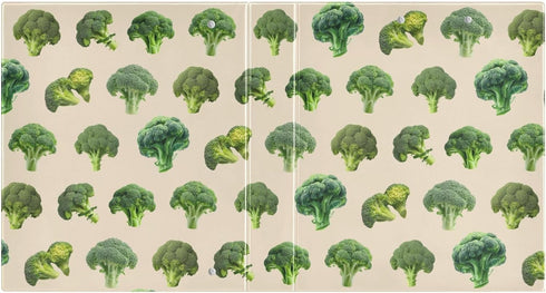 Tienchin 3 1.5 Inch, A4 200 Broccolis Celeries Ring Binder Cute Office Supplies Three Ring Binder for School Home Sheet