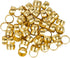 110PCS Brass Compression Fitting Assortment Kit, Tube OD (1/4" 5/16" 3/8" 1/2") Ferrules