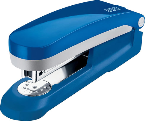 Novus E25 Compact Stapler, 25 Sheet Capacity, Precision Staple Guide, German Engineered, Blue, 10 Year Warranty