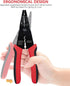 WG-015 8-inch WGGE Professional Wire Stripper/Crimping Tool, Cable Cutter/Crimper, Wiring and Multi-Function Hand Tool