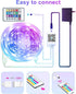 100 GUPUP Smart WiFi Led Lights ft, Compatible with Alexa and Google Assistant Devices, Voice Control, Music Sync Color