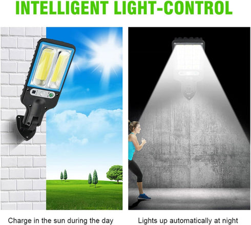 Solar Outdoor Lights with PIR Motion Sensor Waterproof Solar Garden Lights Decorative Lights for Yard, Pathways