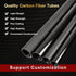 ARRIS 330mm 18mm x 20mm x 330mm Glossy Surface 3K Roll Wrapped 100% Pure Carbon Fiber Tube for Quadcopter Multicopter (2PCS)