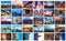Xtin 30 pcs Travel Vintage Postcards, Landscape Photos Art Print Postcard Set for Kids with Mailing Side