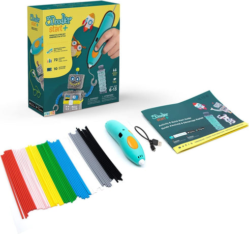 3Doodler Start+ Essentials (2024) 3D Pen Set for Kids, Easy to Use, Educational STEM Toy for Ages 6+
