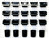 15 5" 5 5" WallPeg Pegboard Bins & Cups - each Bins and each Cups - Hooks to Peg Board Panel Organize Hardware Arrange