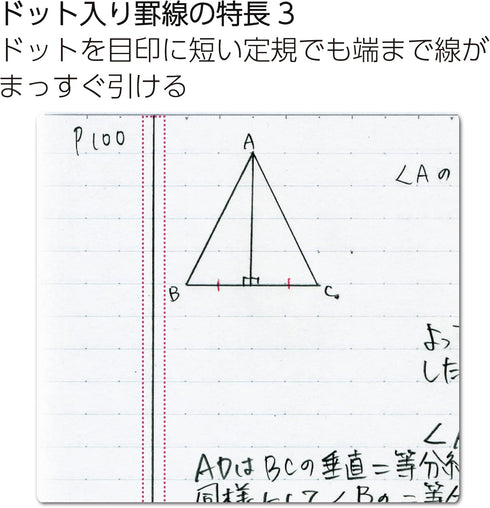 KOKUYO Campus Notebook, Dot B 6mm Ruled, Semi-B5, Pack of 5, 30 Sheets, 5 Colors, Japan Import