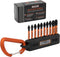Railer Phillips Screwdriver Bit Set, Premium S2 Steel 2 Inch Phillips Impact Driver, 10-Piece Set with Holder