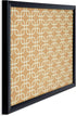 U Brands 16 x 20 Inches Cork Bulletin Board - Black Wood Frame Square Fashion Design Print (305U00-01)