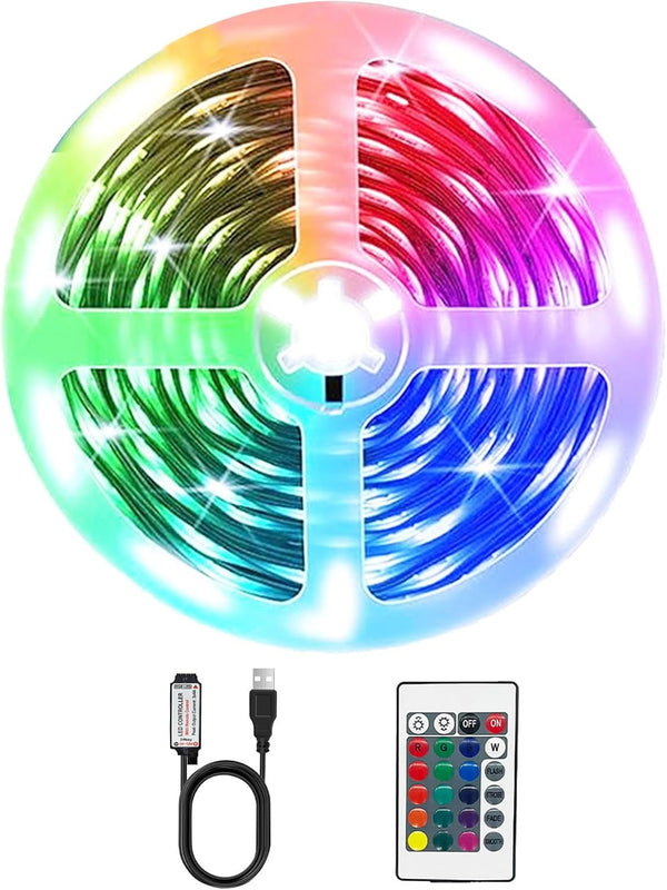 TK99SW LED Strip Lights 16.4ft LED Lights for Bedroom,TV Backlight, Party,Gaming Room, Home