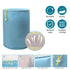 ERTOOE 5Pack 5 Gardening,Juice(25,73,120,160,220 Gallon Filter Bags,Reusable Nylon Mesh Filter Bags with Storage Pouch
