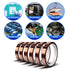 Heat Tape for Sublimation Transfer, Heat Resistant Adhesive Transfer Tape, No Residue, 6 Rolls 10mm x 33m (108ft)