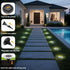 4.6 inch Waterproof,12 Pack INCX Solar Lights Outdoor Solar Lights for Outside, Solar Garden Lights Landscape Lighting