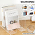 Clear Desktop Book Organizer, Creative Book Stand, Divider Bookshelf for Home School and Office, Pack of 2