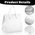 Ubamdom 20 Pack (9.4 5.9 9.4 Inches, Insulated Take Away Bags Bulk Thermal Insulation Food for Coffee Milk Tea Hot Cold